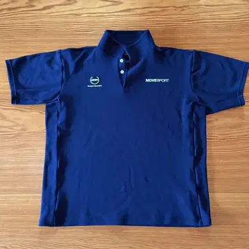MOVE SPORT 네이비 피케 셔츠 MVSR