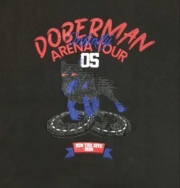 DOBERMAN INFINITY 티셔츠 5ive 사이즈 XXL