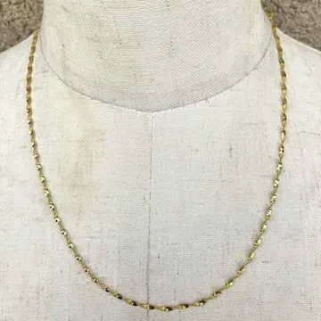 ITALY MADE SILVER925 WAVE GOLD NECKLACE