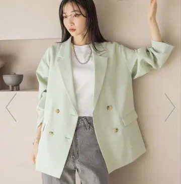 LOWRYSFARM 호프사크 더블 재킷 그린
