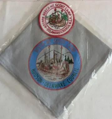 HUDSON-DELAWARE 보이 스카우트 네커치프 와펜 USA