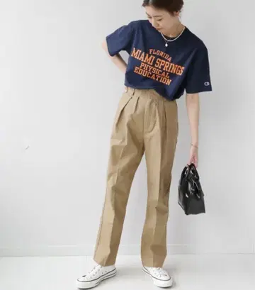 JOURNAL STANDARD relume 더블 택스 슬랙스