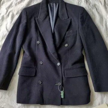 (새상품급) 다크 네이비 더블 테일러드 자켓 sizeM