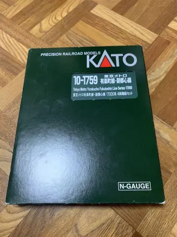 KATO 10-1759 도쿄 메트로 17000계 4량 증결 세트