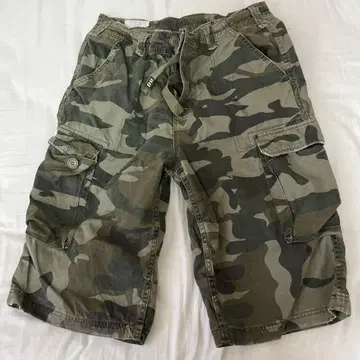 카모플라쥬 카고 숏팬츠
