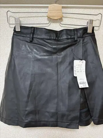 블랙 미니 스커트 팬츠