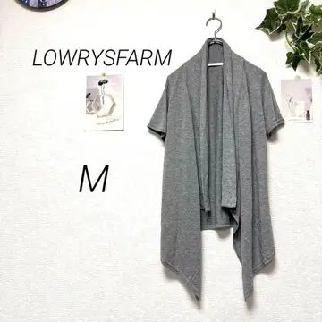 9163-1 로리즈팜 LOWRYSFARM 반팔 가디건 M