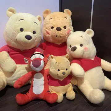 푸우 봉제 인형 4개 세트