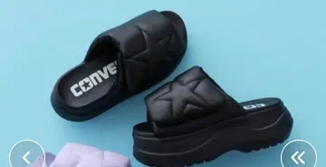 컨버스 통굽 샌들 블랙 CONVERSE CHEWY PS 블랙 7