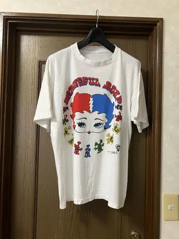 90s betty buup grajefu dead 패러디 티셔츠
