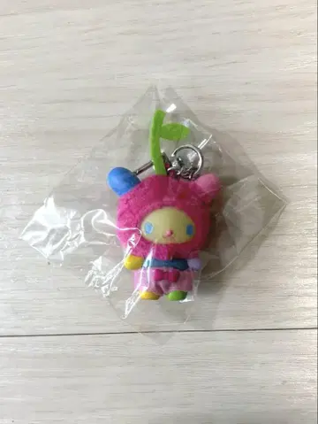신품  산리오  치비토모  시크릿 키링  우사하나  과일