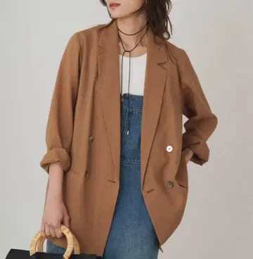 카멜, LOUNGEDRESS 리 라이크 시어 재킷