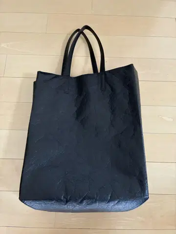 무지 라보 MUJI Labo 무인양품 페이퍼라이크 토트백 (블랙)