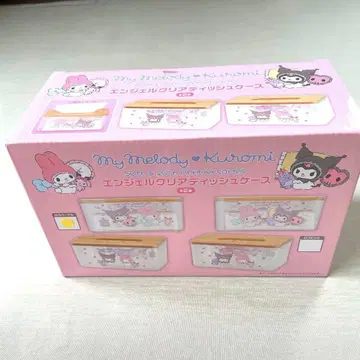 마이멜로디 & 크로미 엔젤 클리어 티슈 케이스 티슈 박스