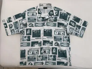 반소매 셔츠 화이트 Subciety