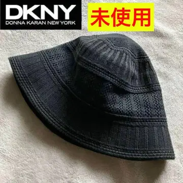 DKNY 여름 모자 여행에도 좋은 다나 캐란 뉴욕 시스루 블랙 57cm