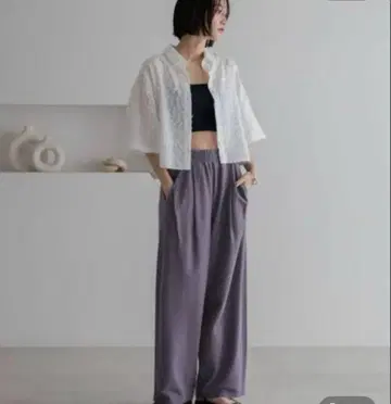 LOWRYSFARM 컷 이지 코쿤 팬츠 2