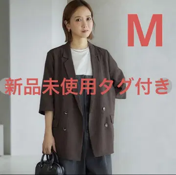 시마무라 mysa 타나카 리나 자켓 반소매 테일러드 자켓 M 사이즈