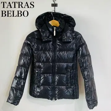 새상품급 ] TATRAS 벨보 블랙 다운 자켓 후드