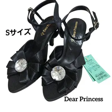 Dear Princess 샌들 블랙 리본 S 사이즈 하자품 새상품