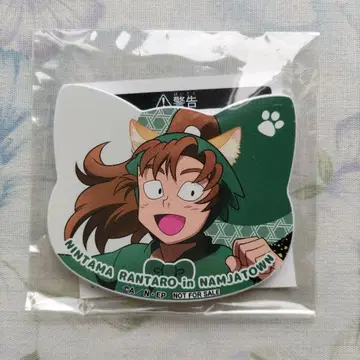 닌자 타마 란타로 난자 타운 고양이 모양 마그넷 배지 선법사 이사쿠