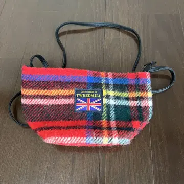 TWEEDMILL 체크 패턴 숄더백