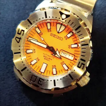 [ OH 완료 ] 오렌지 몬스터 세이코 SEIKO 오토매틱 다이버