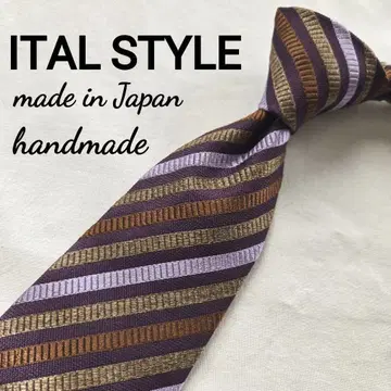 ITAL STYLE 이탈 스타일 넥타이 일본제 수제 스트라이프