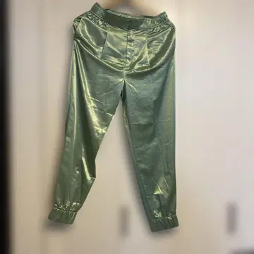 스나이델 SNIDEL 새틴 턱 팬츠 라이트 그린
