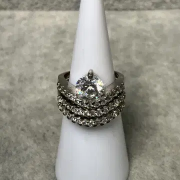 빈티지 silver 실버 925 큐빅 3 반지