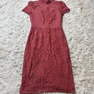 리틀 미스트리스 핑크 레이스 원피스 여성용