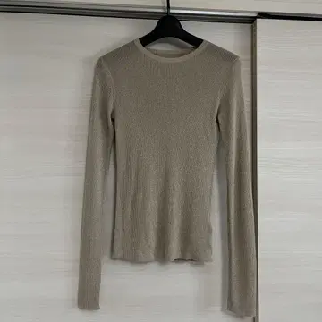 Spick and Span 라메 리브 크루넥 풀오버