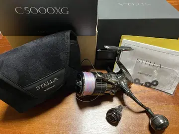 시마노 22 스텔라 c5000xg 우드 핸들 노브 릴 스탠드