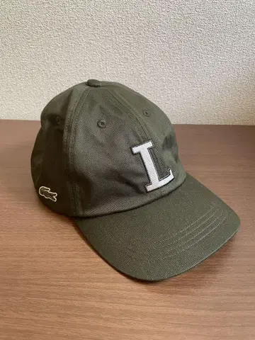 LACOSTE (라코스테) 코튼 트윌 L 로고 캡