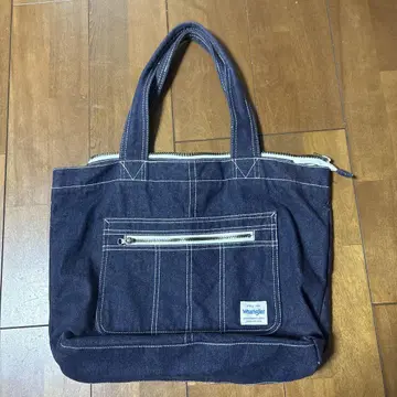 랭글러 wrangler 토트백 데님 원단 A4 사이즈