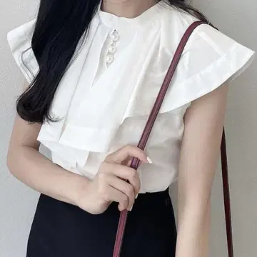 Frey A.D. 플레어 컬러 블라우스 블라우스 SNIDEL 셀포드