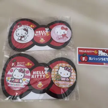 제일복권 헬로키티 캔뱃지 세트
