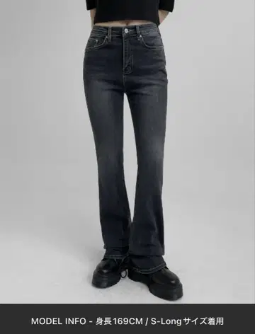 BLACKUP 블랙업 데님 LONG SLIM BOOTS-CUT