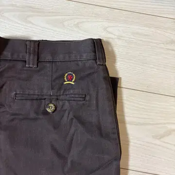 90s' TOMMY HILFIGER 브라운 슬랙스 36x30