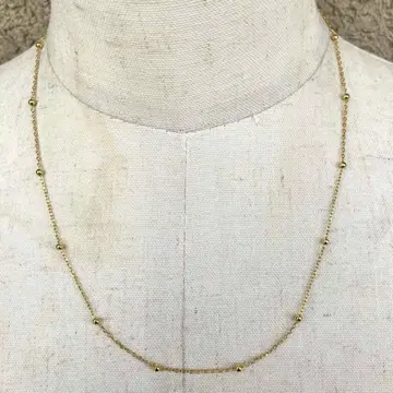 SILVER925 PEARL GOLD NECKLACE / 실버