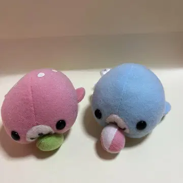 산엑스 마메 고마 블루블루 인형 2개 세트