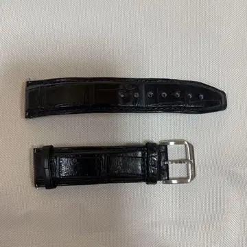 IWC 포르투기즈용 정품 비죠 및 가죽 벨트 블랙 새상품급