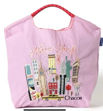 Ball&chian x Chacott 뉴욕 자수 에코백 M 사이즈