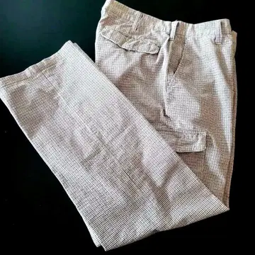 UNITED ARROWS 체크 무늬 캐주얼 팬츠