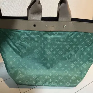 러셋 토트백 그린 빅