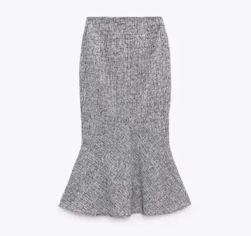 ZARA 스트럭처 스커트