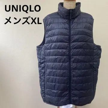 UNIQLO 울트라 라이트 다운 베스트 남성용 XL 네이비