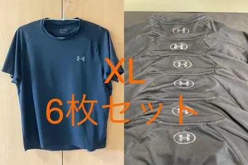 언더아머 티셔츠 6장 세트 XL 블랙 검정