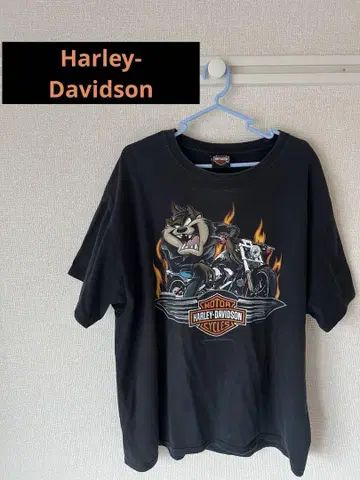 [레어] 구제 의류 빈티지 Harley-Davidson 블랙 반팔