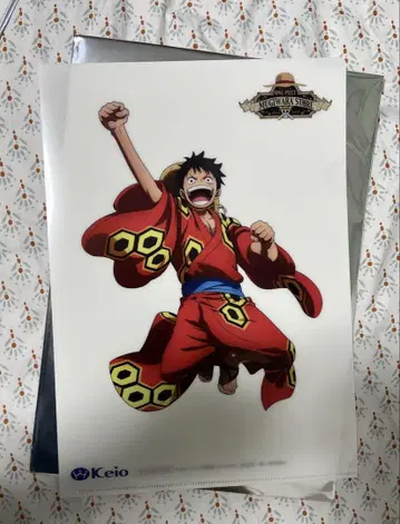 ONE PIECE 루피 클리어파일 A4